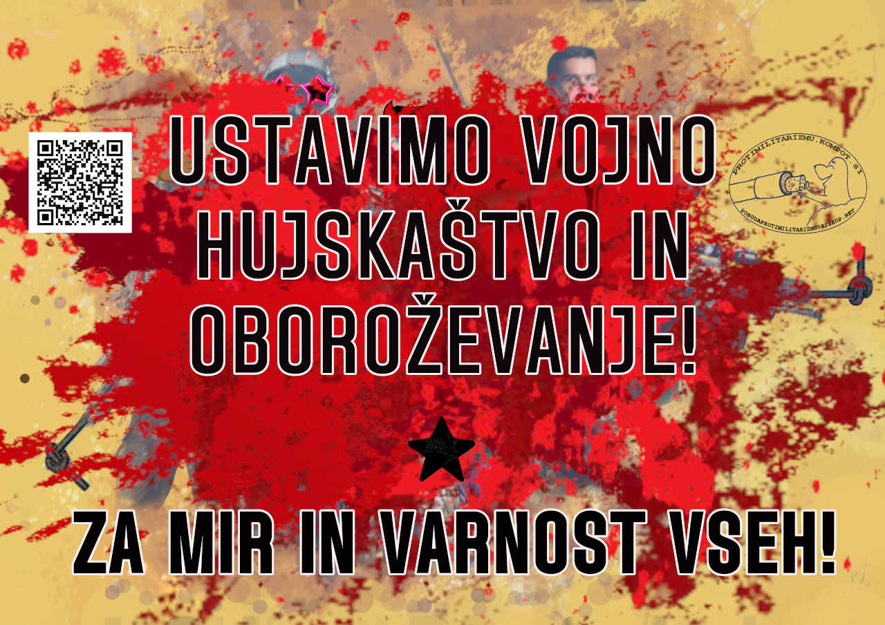 Ne oboroževanju plakat